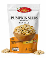 ROASTED PUMPKIN SEEDS to Eat in Shell by Premium Orchards MIXED NUTS - Salted with Sea Salt - Non-GMO Vegan Fresh Healthy Snacks/ - Great source
