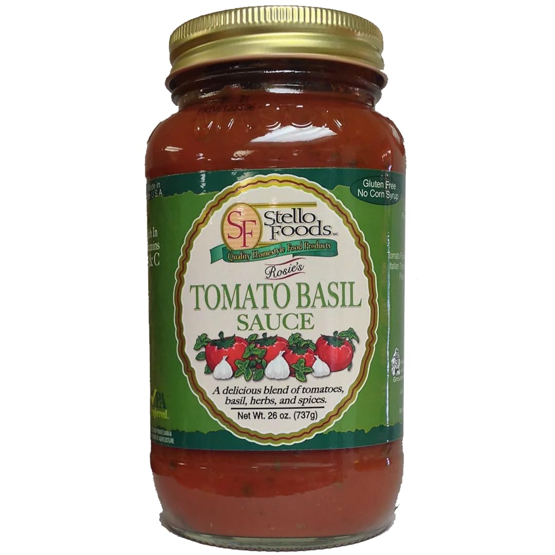 Stello Foods - Rosie's Tomato Basil Spaghetti Sauce 25 oz