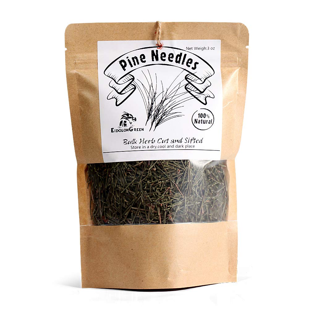 EidolonGreen [China Medicinal Herb] Pine Needle Tea - Dried Bulk Pine Needles (100% Natural Pinus massoniana/??) 3 Oz (88g)