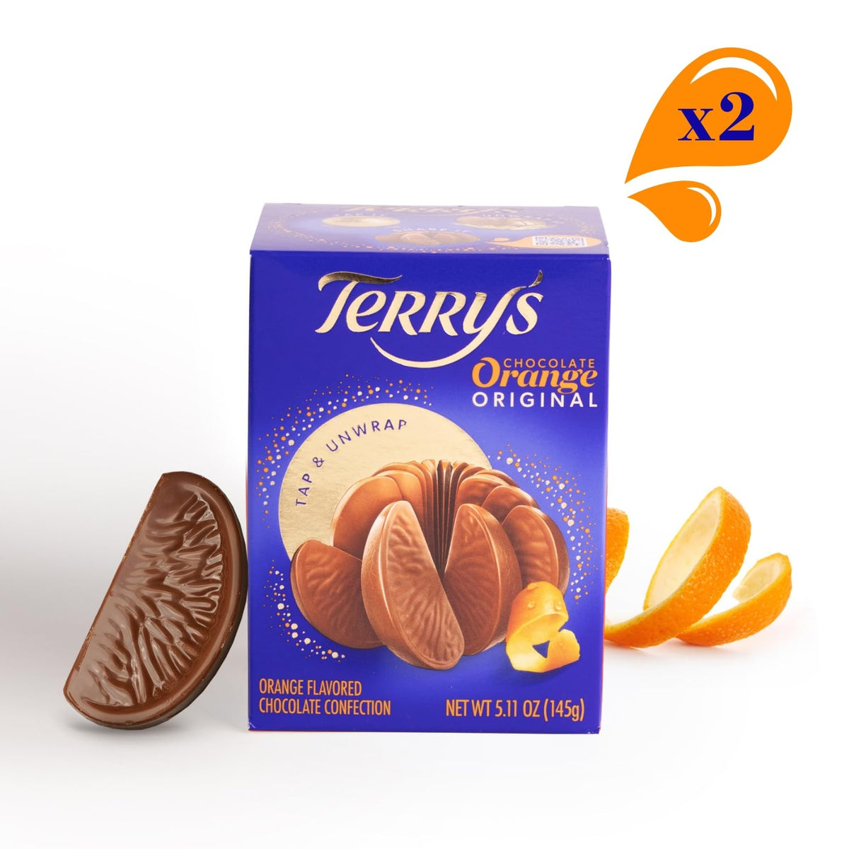 Terry's Chocolate Orange Milk Chocolate 5.11 oz. 2 pack