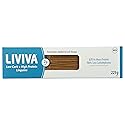 LIVIVA Organic Gluten Free Edamame Spaghetti Noodle Pasta (6 Pk) - 88 g Protein Bag - Diabetic Friendly - Certified Plant-Based Non-GMO Kosher Halal