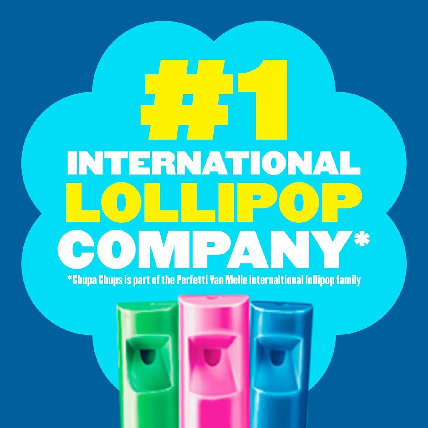 Chupa Chups Melody Pop, Blue Raspberry Flavor, Easter Candy, Easter Basket Essentials Stuffers for Kids and Adults, Whistle Individually Wrapped, 5
