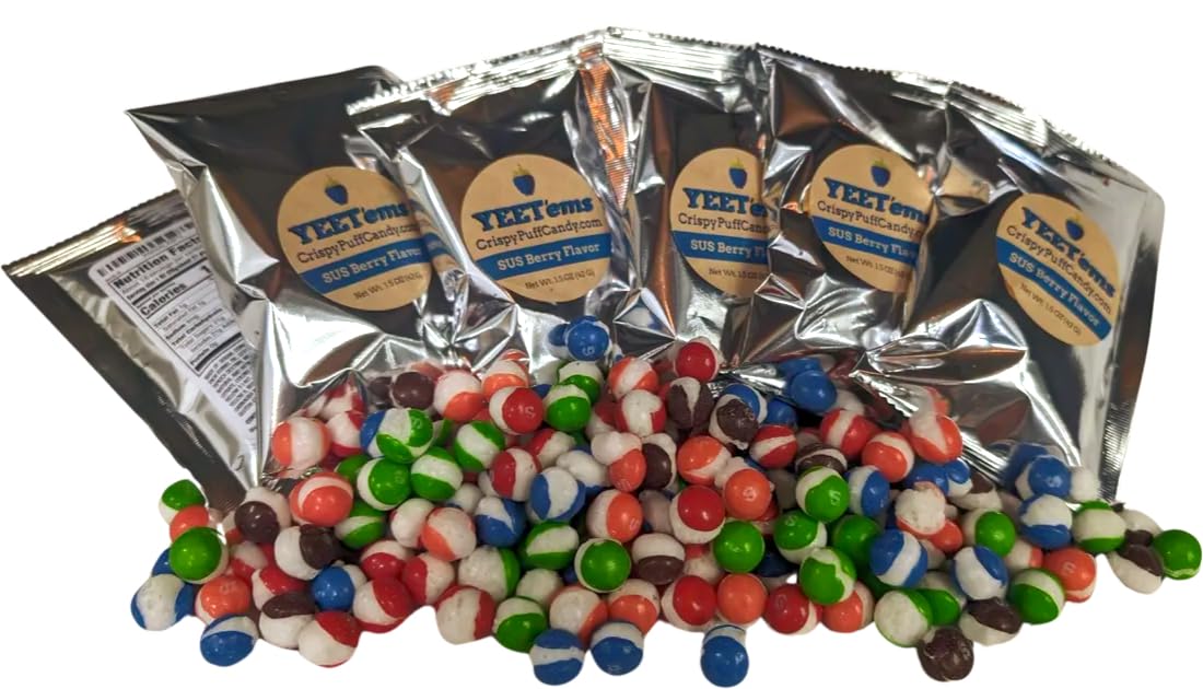 YEET'ems 6-pack Gift Box SUS Berry Snack Freeze Dried Candy