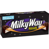 MILKY WAY Dark Chocolate Candy Bars, Midnight Dark, Full Size, 1.76 oz (Pack of 24) Chocolate Bars Bulk