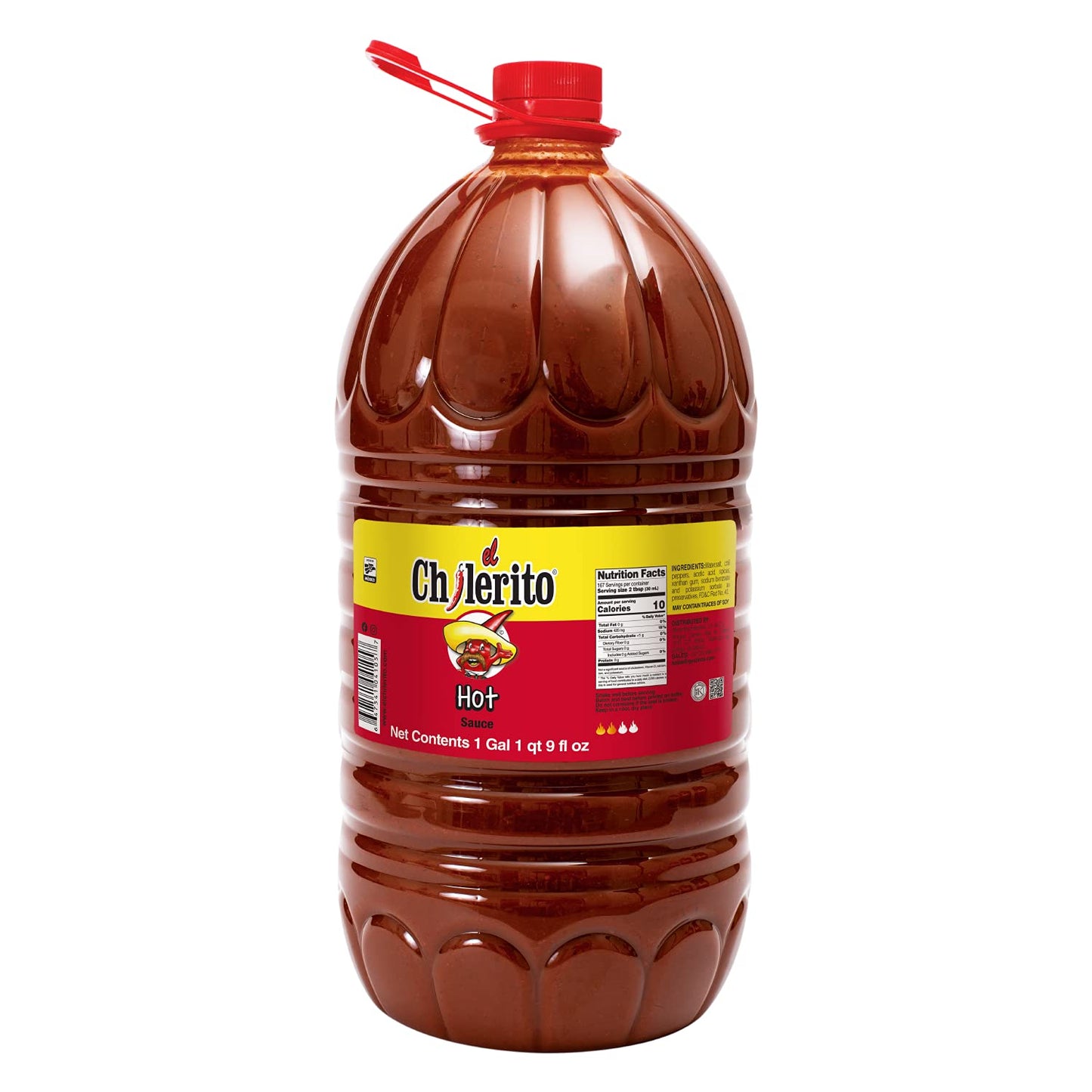 EL CHILERITO Hot Sauce 5L/ 166.6 Fl. Oz - Ideal For snacks, drinks, cocktails and all kinds of food - Chili Botana Sauce - To Share With Friends