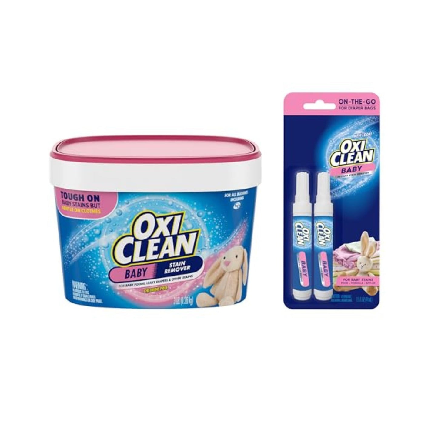 OxiClean Versatile Stain Remover Baby Stain Soaker, 3 lb