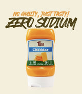 Mrs Taste Creamy Sauce, Fat Free Low Calorie Condiment, Zero Sugar, Gluten Free (8 oz, Cheddar)