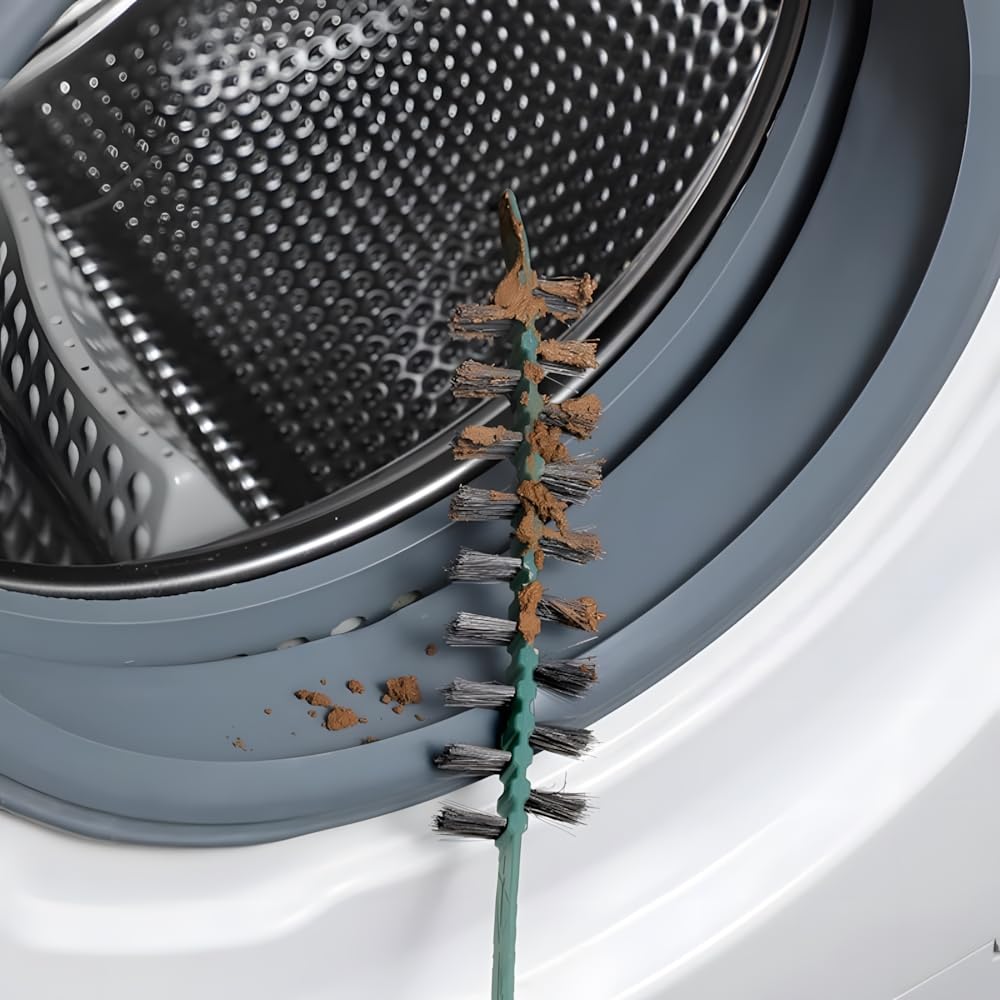 3 Pack Washing Machine Cleaning Brush - Deep Cleaning Tool for Washing Machine Drums, 0.8 * 23.6in, Durable & Flexible 360° Nylon Bristles