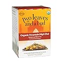 Two Leaves and a Bud Organic Mountain High Chai Tea Bags, Whole Leaf Black Tea and Spices in Pyramid Sachets,15 Count (Pack of 1)