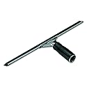 Unger PR350 14" Pro Stainless Steel Complete Window Squeegee with Handle and Rubber Blade