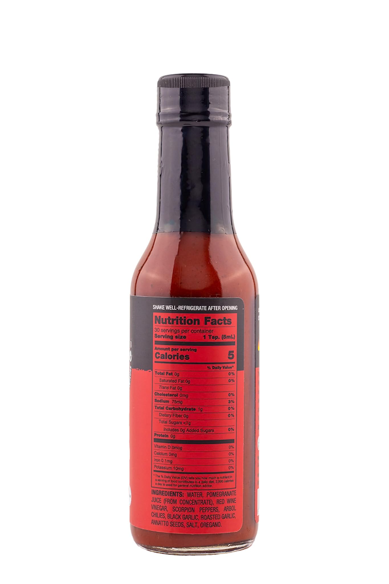 Arbol Scorpion Hot Sauce By Fresco Sauce, Fiery Hot Sauce With Flavors Of Scorpion Pepper, Arbol Pepper & Galric, Made With All Natural Ingredients, 5