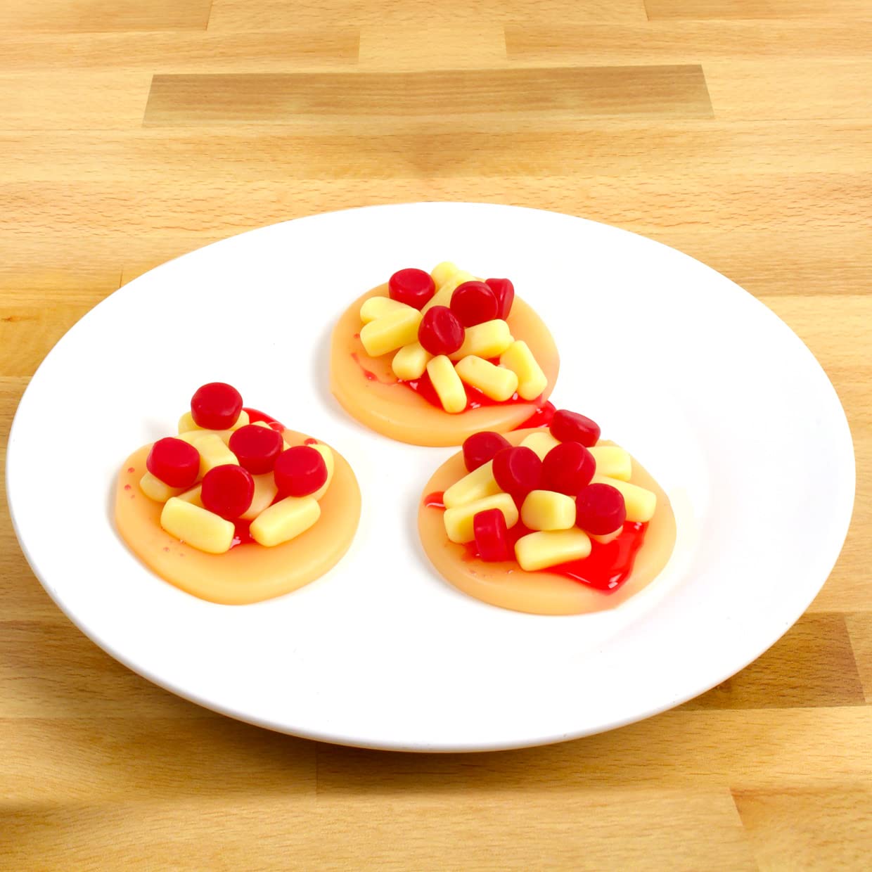 Lunchables Gummy Candy Pepperoni Pizza Kit Heart Shaped Box Gift