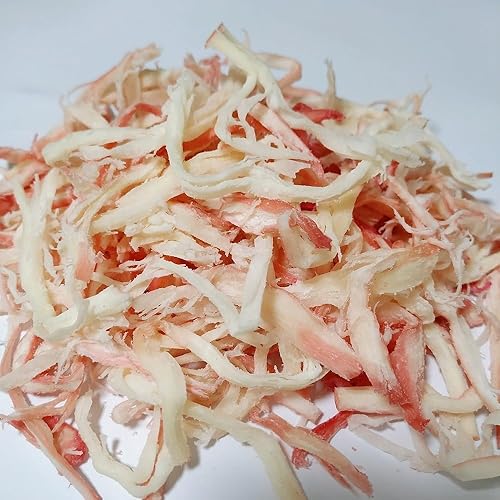 HELENOU666 Light Spicy Charcoal Broiling Dried Shredded Squid Seafood Bulk Package 500g/17.64oz/1.10lb