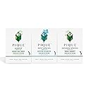 Pique Tea Organic Green Tea Crystals Sampler - Immune Support, Gut Health, Fasting - 42 Single Serve Sticks (Pack of 3)