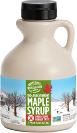 Butternut Mountain Farm Pure Maple Syrup From Vermont, Grade A (Prev. Grade B), Dark Color, Robust Taste, All Natural, Easy Pour Jug, 16 Fl Oz, 1 Pint