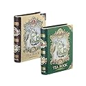 Basilur tea-book collection, pure Ceylon black and green teas, collectable metal caddy, loose leaf teas, make approx 100 cups, Vol 2 (Gold) & Vol 3
