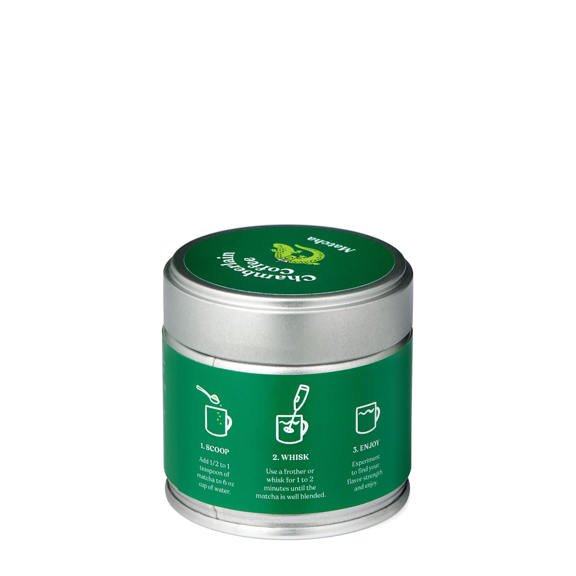 Chamberlain Coffee Ceremonial Grade Matcha Green Tea Powder - USDA Organic, Antioxidant Rich, L Theanine, Calm Energy, Signature Vegan Matcha Powder