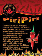 1 KG (35 OZ) Fiery Farms African Birds Eye Dry Chili Pepper Pods (Birdseye or Piri Piri) Non-GMO