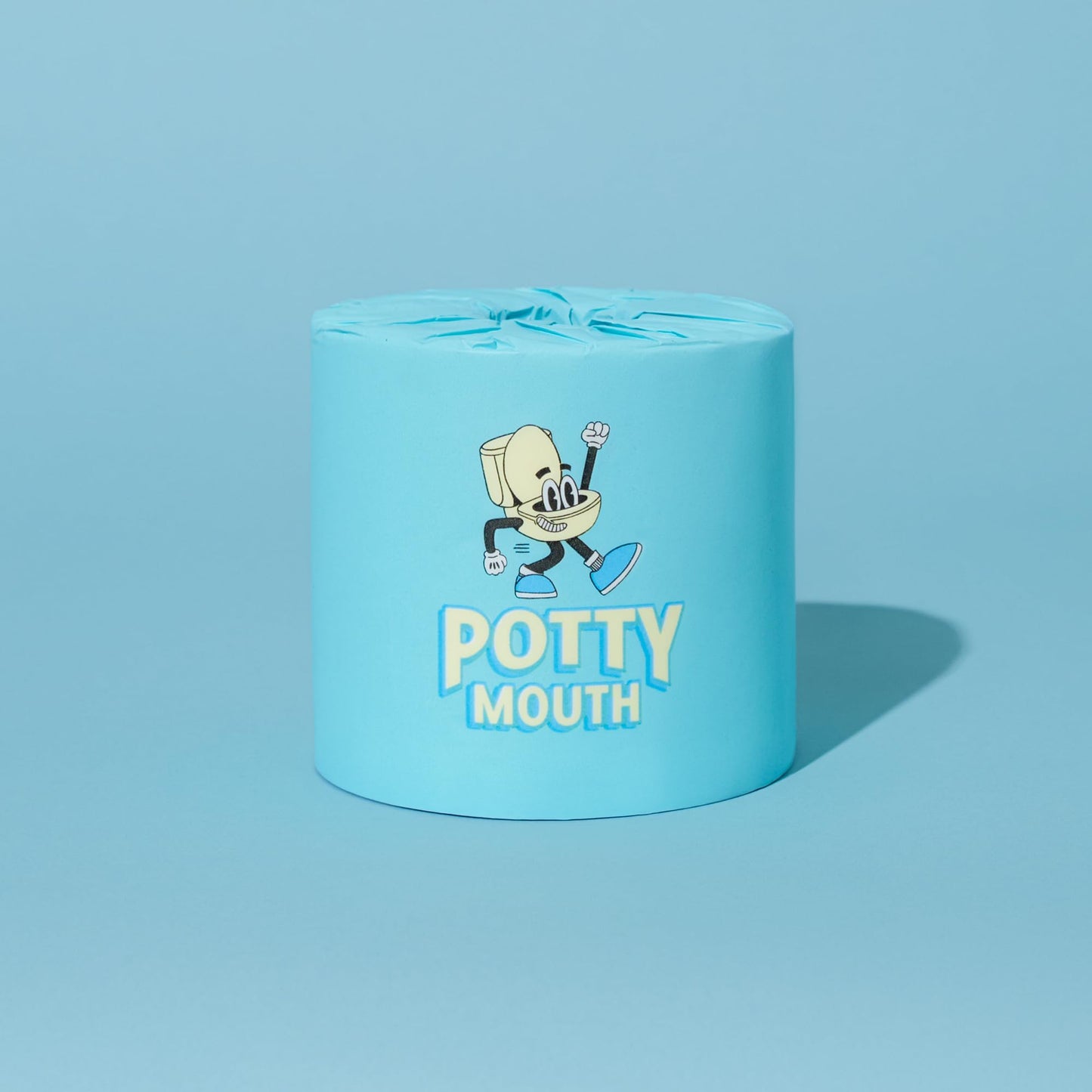 Potty Mouth Bamboo Toilet Paper, 12 Rolls, 3-Ply Premium Bathroom Tissue, Soft & Strong, Tree-Free, Plastic-Free Packaging, Septic Safe, Eco-Friendly