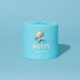 Potty Mouth Bamboo Toilet Paper, 12 Rolls, 3-Ply Premium Bathroom Tissue, Soft & Strong, Tree-Free, Plastic-Free Packaging, Septic Safe, Eco-Friendly