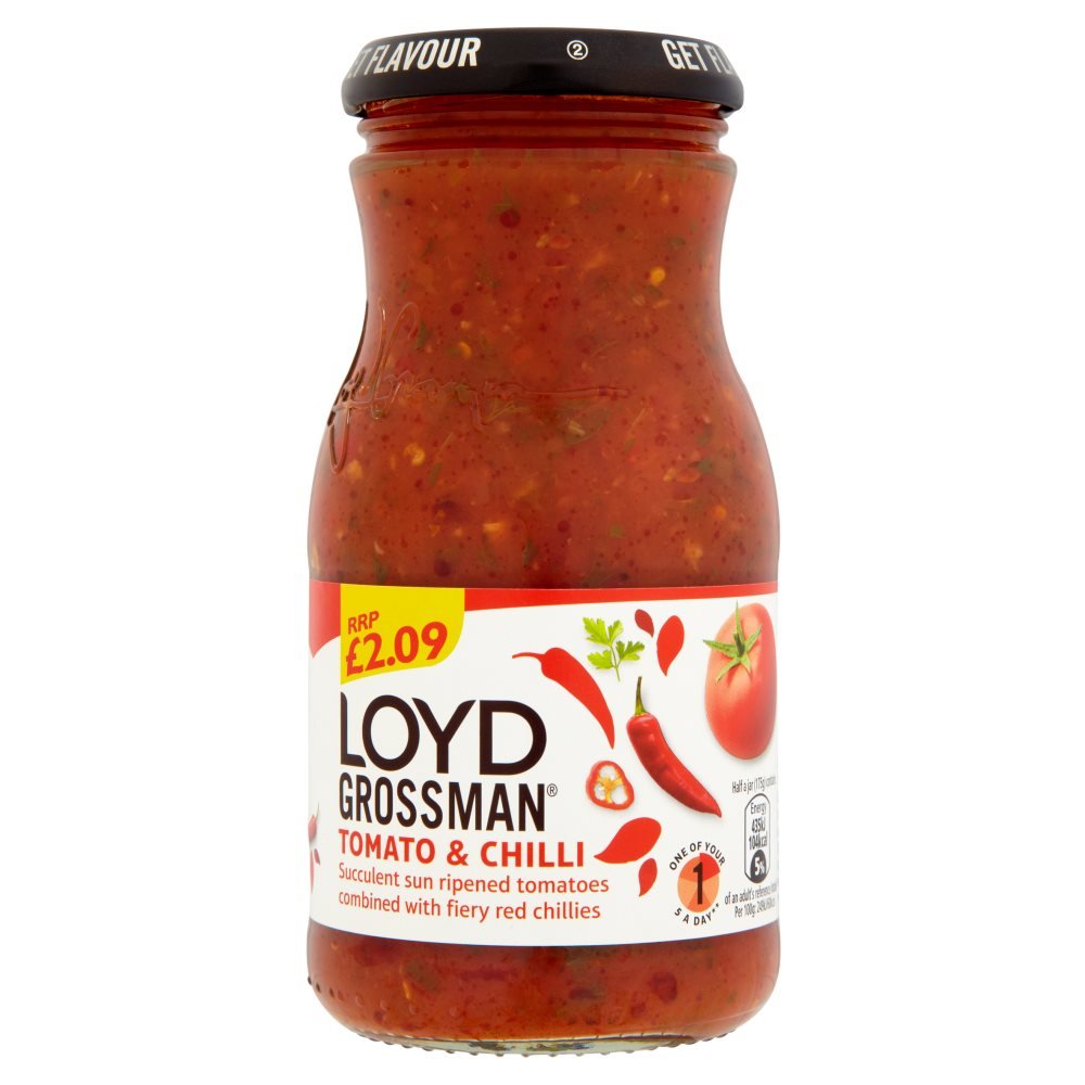 Loyd Grossman Lloyd Tomato And Chilli Sauce ( 350G X 6 X 1 )