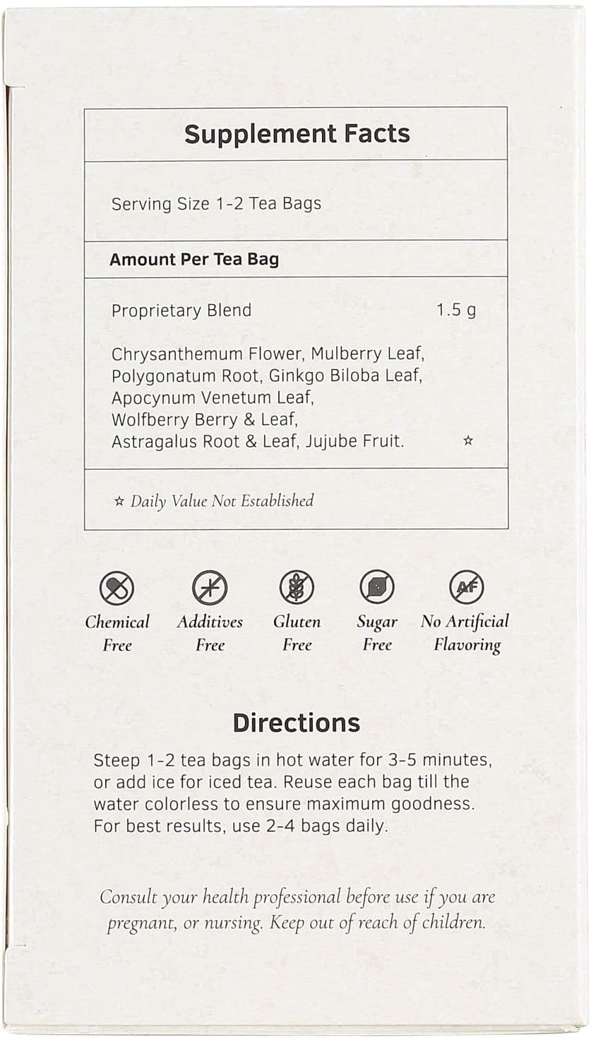 Health King Cholesterol Guard Herb Tea, Teabags, 20-Count Box (Pack of 4)