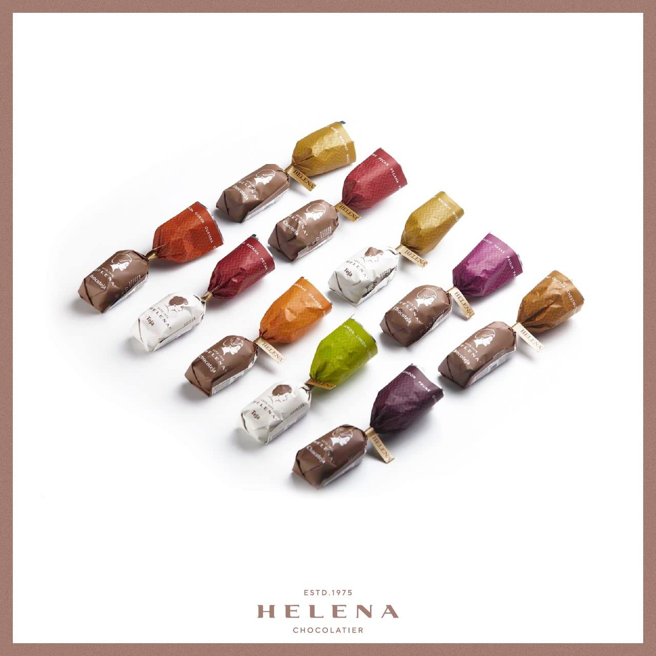 HELENA Chocolatier Fine Tejas and Chocotejas, with a variety of fillings, all covered in an outer layer of chocolate. (CHOCOTEJA & TEJA MIX, 10 PACK)
