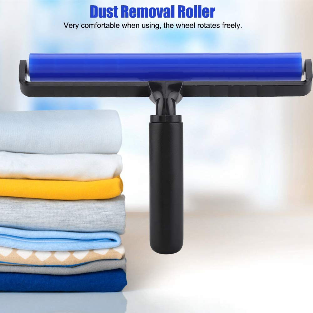 Du Removal Silicone Roller Anti-ATIC Roller Brush Four Sizes nual Cleaner Tool for Du Pet Hair Clothes Carpet Furniture(12in)