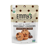 Emmy's Organics Coconut Cookies - Pack of 2 (Chocolate Chip) | Gluten-Free, Organic, Vegan, Paleo-Friendly