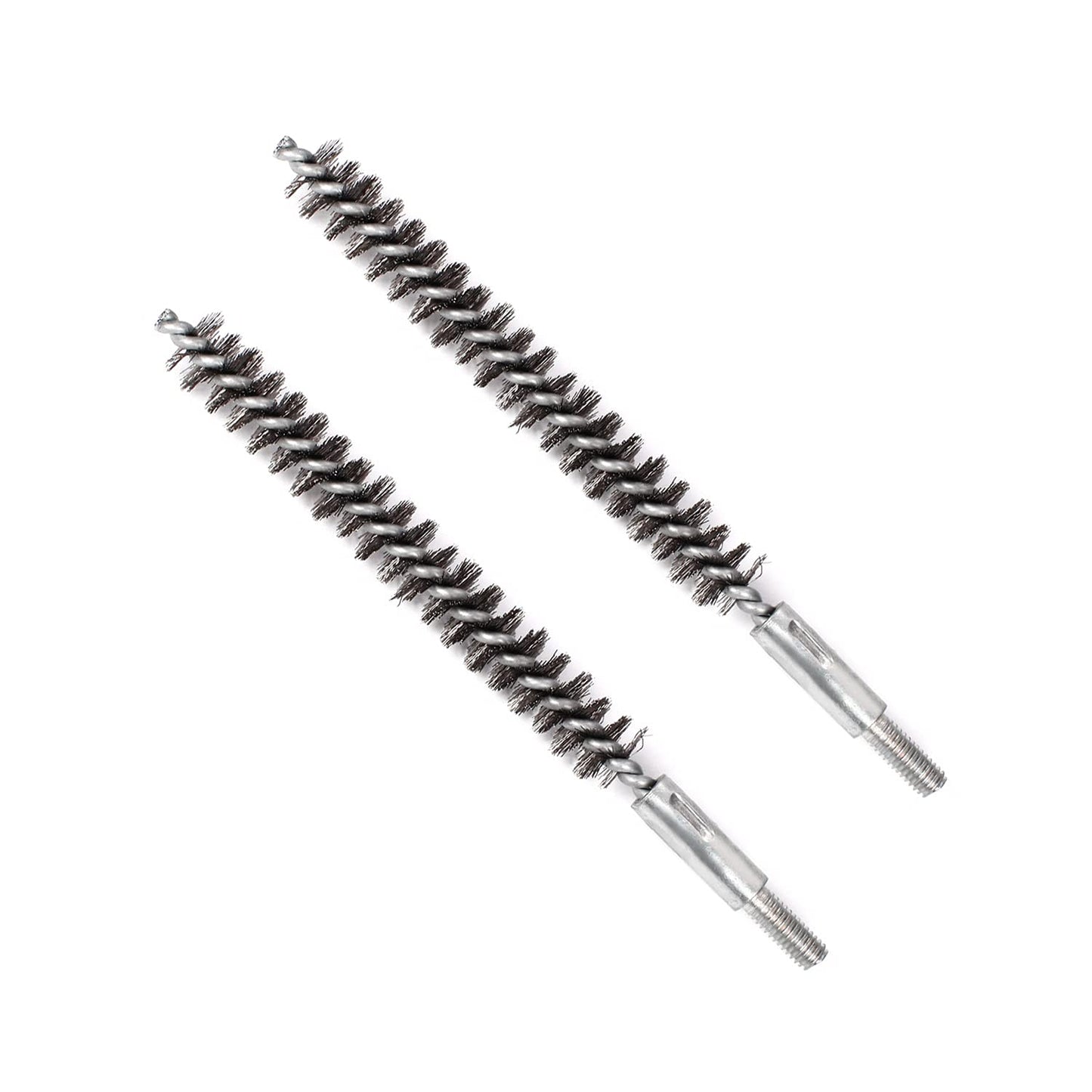 Utoolmart Stainless Steel Wire Tube Cleaning Brush, Round Chimney Cleaning Brush, M6 Threaded Interface Cleaning Brush, 12mm Diameter 160mm Length