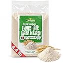 L’Oro Del Sud Organic Farro (Emmer) Flour - 4.4 lb (2 kg), Stone-Ground Ancient Grain Flour from Italy, All-Purpose, High Fiber, Non-GMO