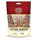 Spicy World Star Anise Whole Pods 3.5Oz Bag -Premium Quality, Vegan, All Natural, Dried, Great for Baking & Tea