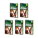 LOTTE Pepero Chocolate Sticks 6 Variety Flavors (Almond & Chocolate, Pack of 5)