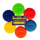 Jetz-Scrubz Fashion Rainbow Classic Round Kitchen Scrubber Sponges, Set of 6