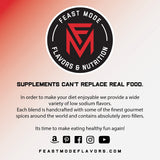 NEW! Farmhouse Ranch - Feast Mode Flavors - Low Sodium, No MSG, All Natural, Meal Prep Seasoning, Savory, Vinegar, Buffalo