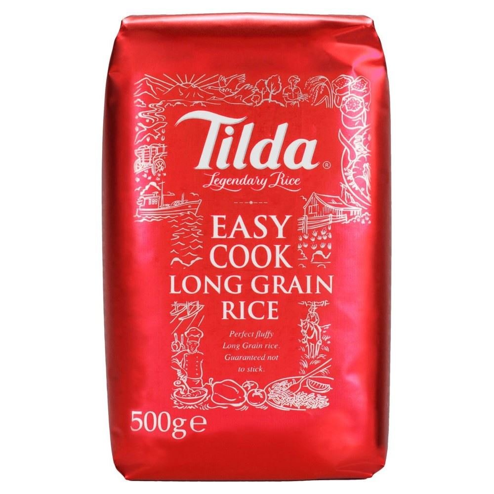 Tilda Easy Cook Long Grain Rice (500g) - Pack of 6