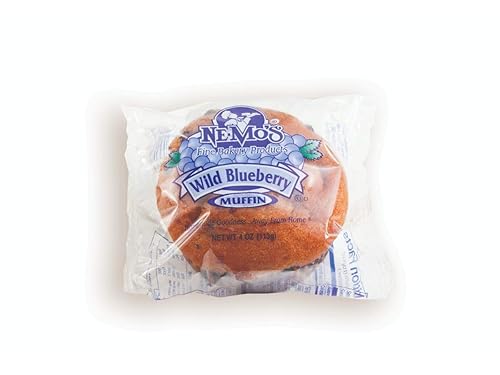 Ne-Mos Wild Blueberry Muffin, 4 Ounce -- 12 per case.