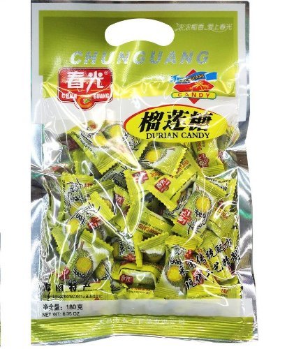 Durian Candy - 6.34 oz / 180 g - Product of China - PACK OF 2