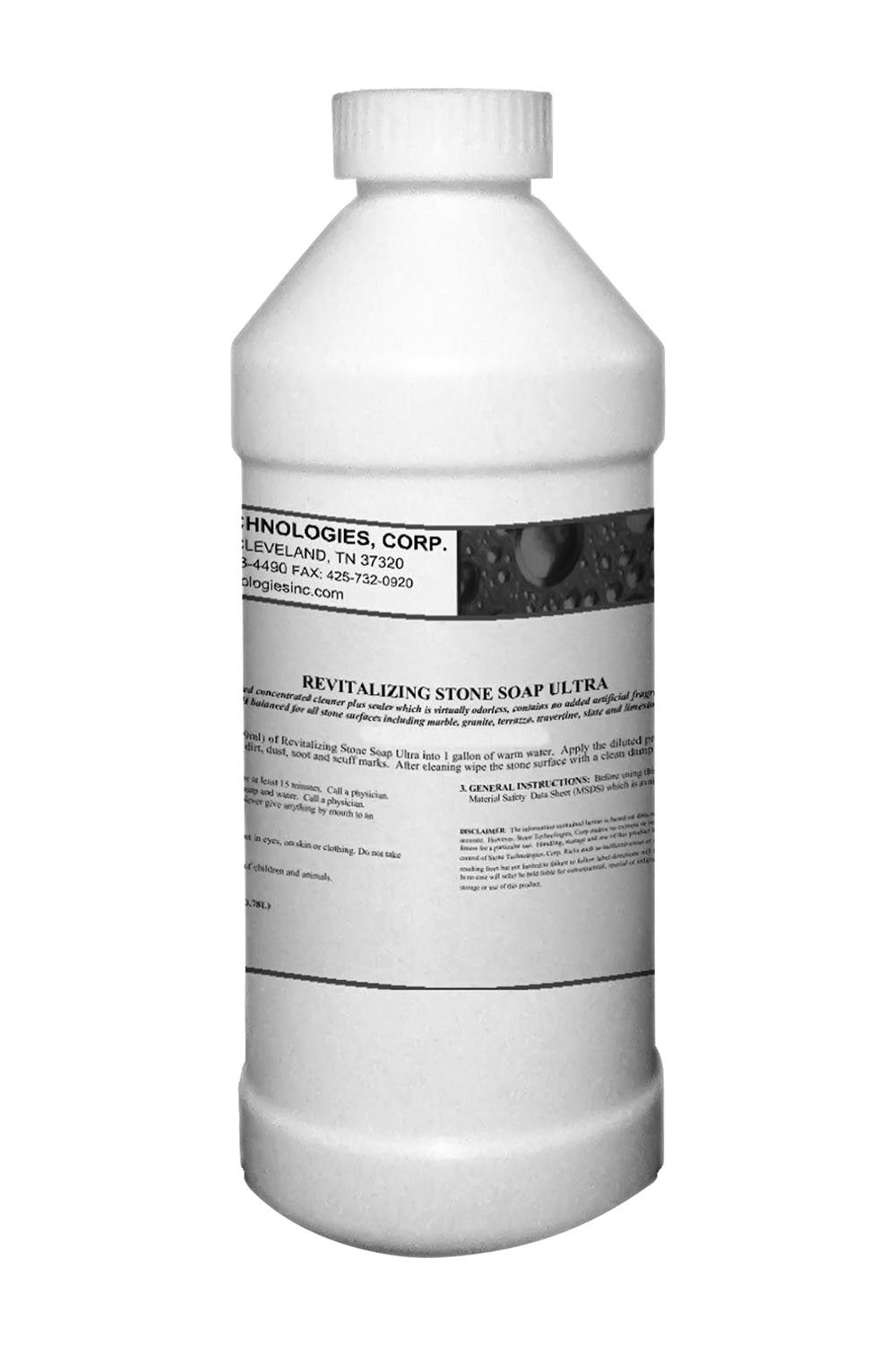 Revitalizing Stone Soap Ultra (1 Quart) Cleaner/Sealer for Marble Granite Travertine and All Types of Natural Stone Surfaces.