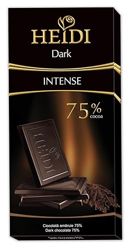 Heidi Intense 75% Dark Chocolate Bar 80g (12-pack)