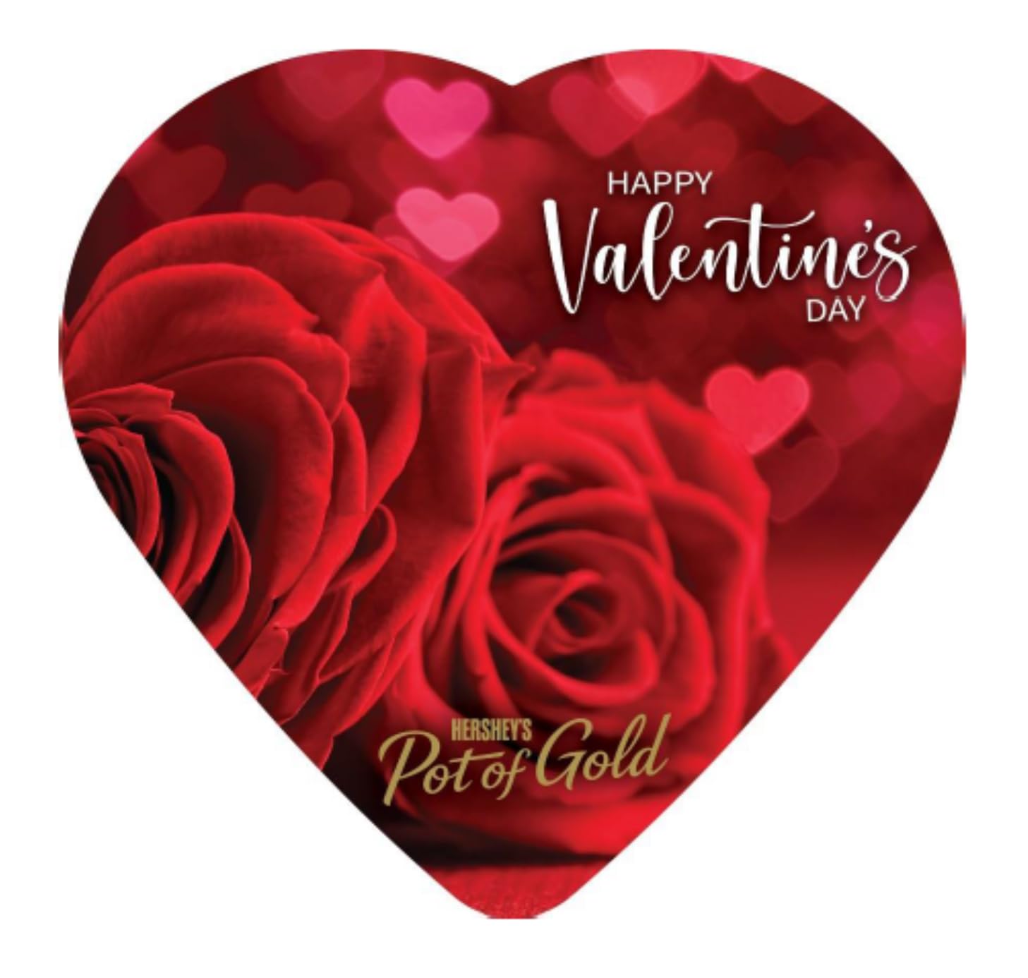 Elmer Chocolate Hershey Pot of Gold - 3.7 oz Heart Shaped Boxes - Pack of 2 - Perfect for Valentine's Day and Sharing with that Special Someone