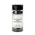 Olive & Vine Tellicherry Black Peppercorns, Bold Flavor, For Seasoning & Marinades, Rich Tradition, Authentic Taste, For Global Recipes (2.16 Ounce)