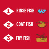 Louisiana Fish Fry Seasoned Fish Fry 25lb Bulk, Food Service (25 Pounds)