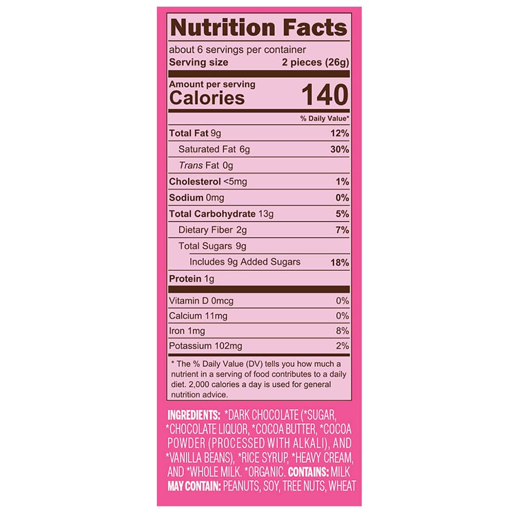 LAKE CHAMPLAIN CHOCOLATES Organic Dark Truffle Egg Bag, 5.5 OZ