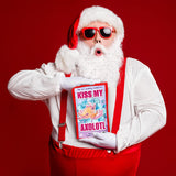 Kiss My Axolotl Gourmet Cotton Candy - Gag Christmas Gifts for Adults and Teens - Gourmet Cotton Candy for the Holidays - Stocking Stuffers and White