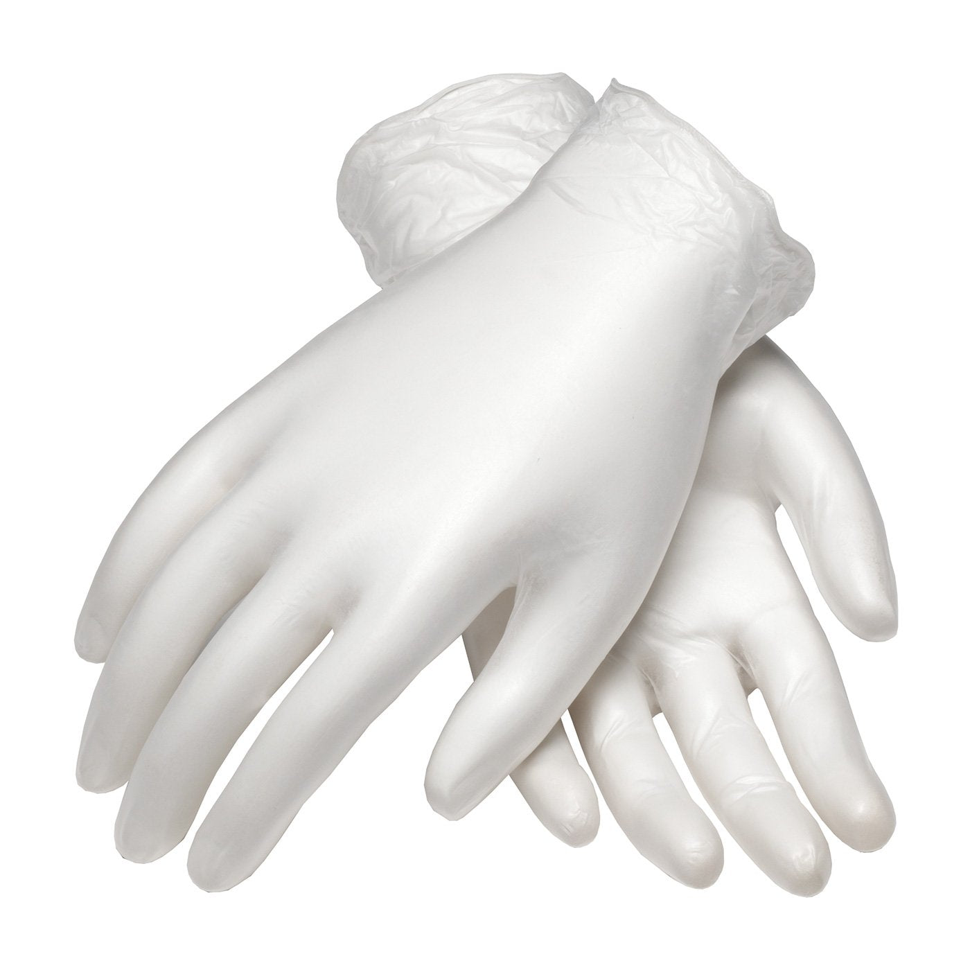 Ambi-Dex 64-V2000/XXL Disposable Vinyl, Ind. Grade, Clear, Powdered, 4 Mil White 2XL