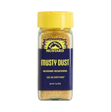 Musty Dust Seasoning - 2 Pack - Bold All-Purpose Dry Rub for Meats, Veggies & BBQ - Mustard Flavored Spice Blend - 2oz Shakers
