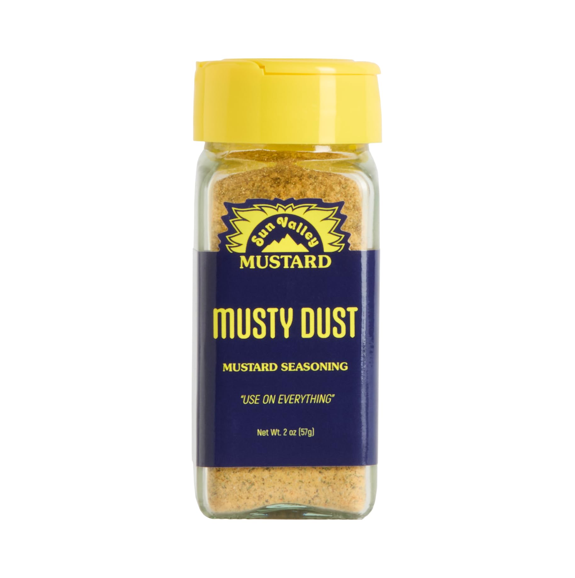 Musty Dust Seasoning - 2 Pack - Bold All-Purpose Dry Rub for Meats, Veggies & BBQ - Mustard Flavored Spice Blend - 2oz Shakers