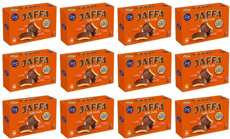 Fazer Jaffa Tutti Frutti Chocolate 12 Boxes of 300g