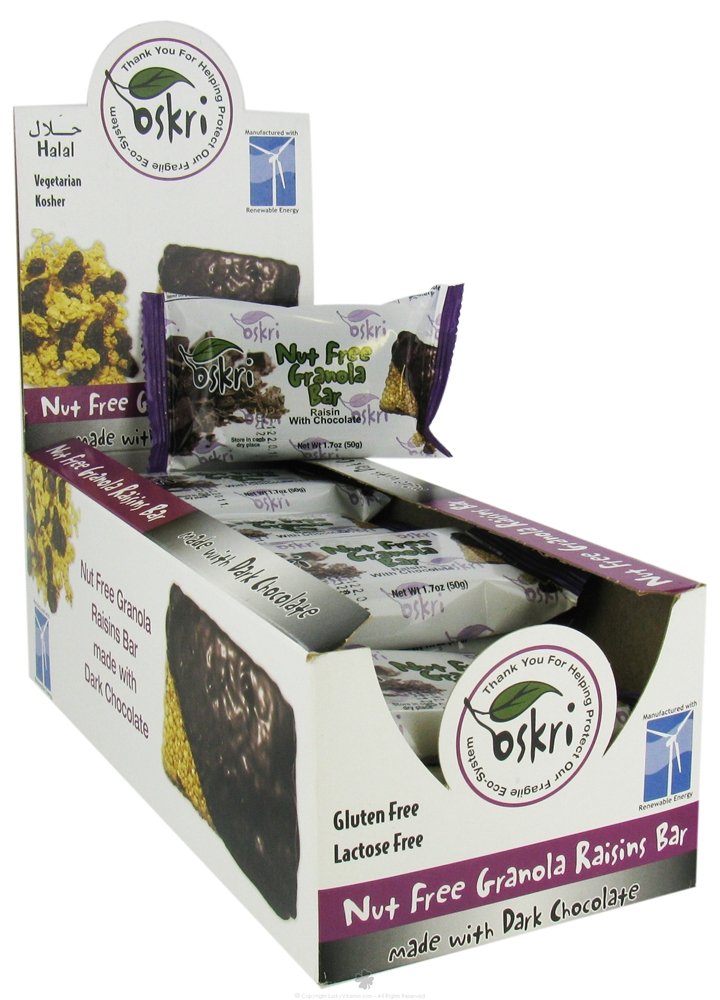 Oskri Organics Granola Nut Free/Raisins/Drk Choc (20/1.5 OZ)